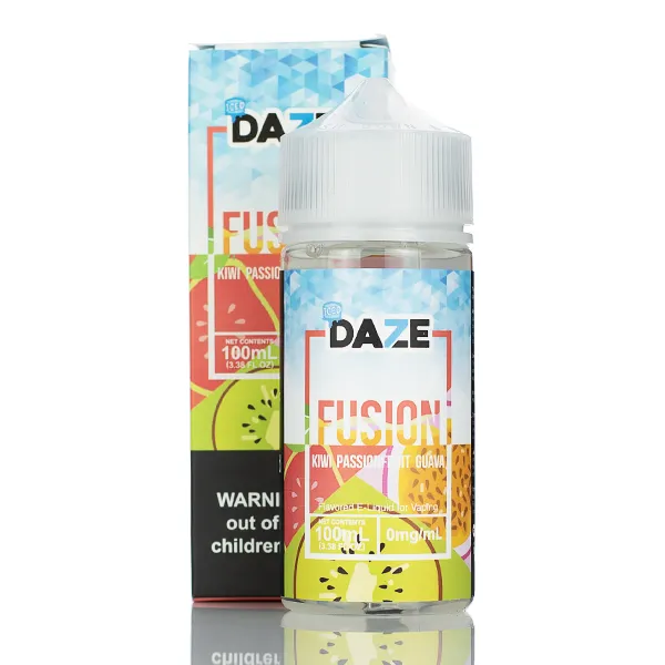 7 Daze Fusion ICED - No Nicotine Vape Juice - 100ml - Image 14
