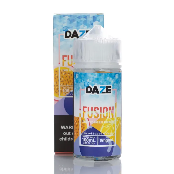 7 Daze Fusion ICED - No Nicotine Vape Juice - 100ml - Image 3