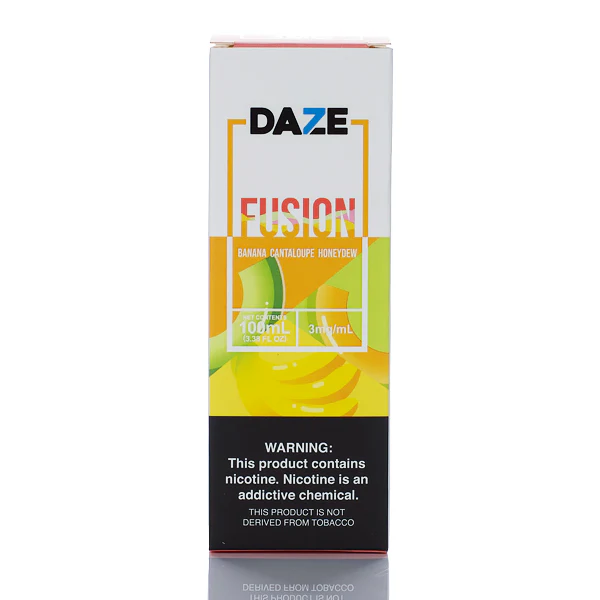 7 Daze Fusion TFN - Banana Cantaloupe Honeydew - 100ml - Image 3
