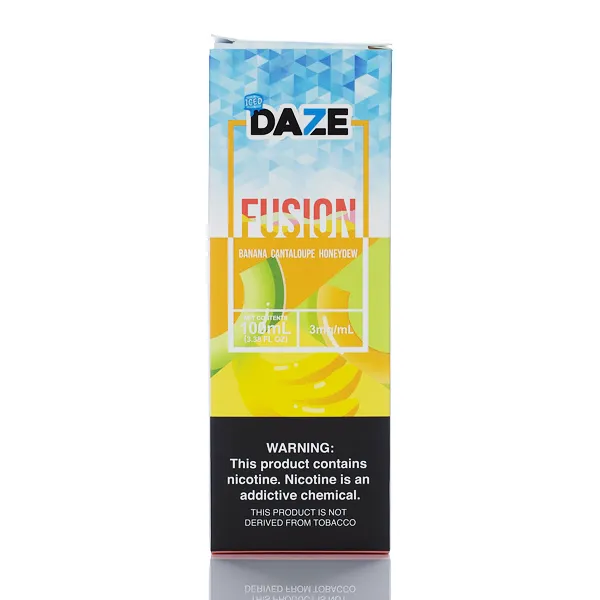 7 Daze Fusion TFN - Banana Cantaloupe Honeydew ICED - 100ml - Image 3