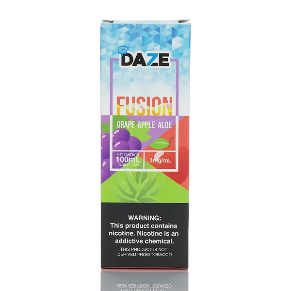 7 Daze Fusion TFN - Grape Apple Aloe ICED - 100ml - Image 2