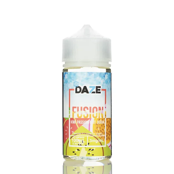 7 Daze Fusion TFN - Kiwi Passionfruit Guava ICED- 100ml - Image 2