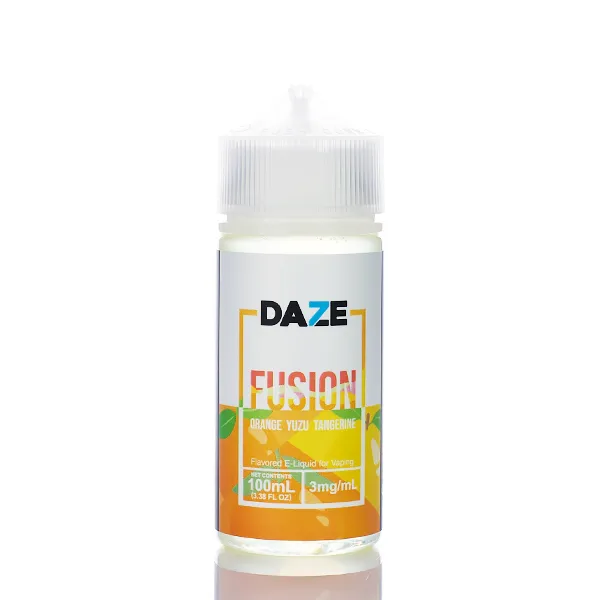 7 Daze Fusion TFN - Orange Yuzu Tangerine - 100ml - Image 2