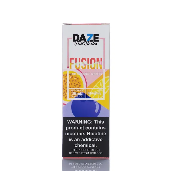 7 Daze Fusion TFN Salt - Lemon Passionfruit Blueberry - 30ml - Image 3