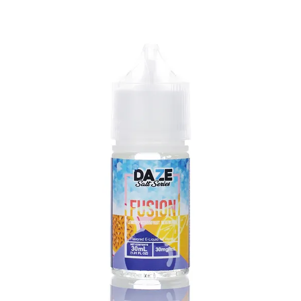 7 Daze Fusion TFN Salt - Lemon Passionfruit Blueberry ICED - 30ml - Image 2