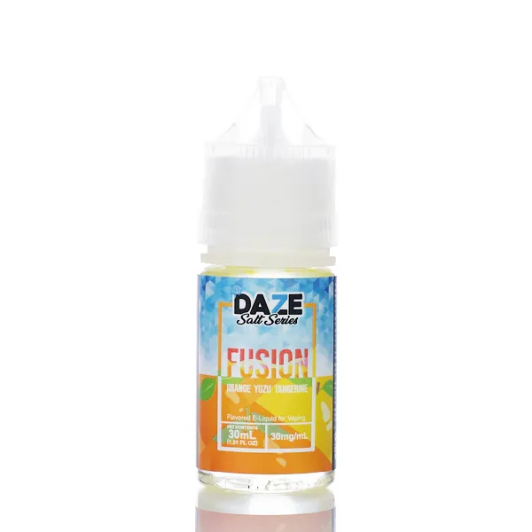 7 Daze Fusion TFN Salt - Orange Yuzu Tangerine ICED - 30ml - Image 2