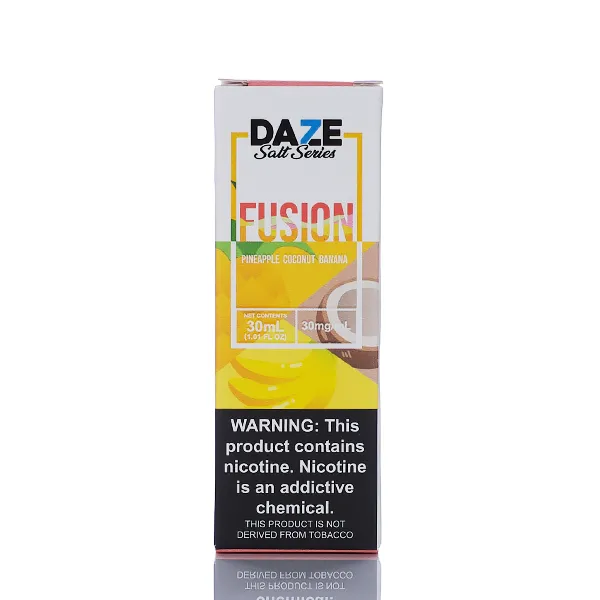 7 Daze Fusion TFN Salt - Pineapple Coconut Banana - 30ml - Image 3