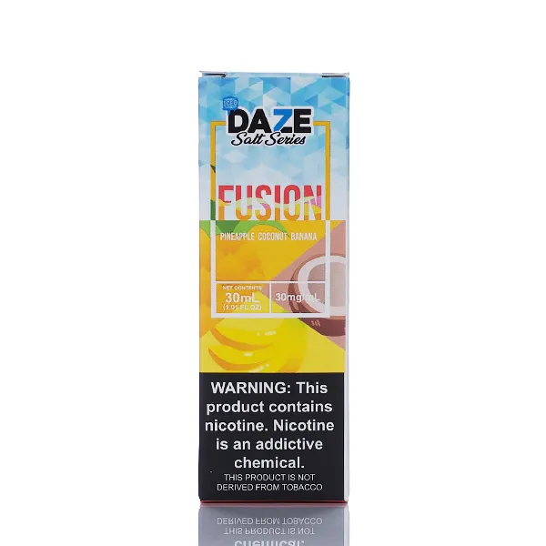 7 Daze Fusion TFN Salt - Pineapple Coconut Banana ICED - 30ml - Image 3