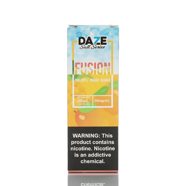 7 Daze Fusion TFN Salt - Pineapple Mango Orange ICED - 30ml - Image 3