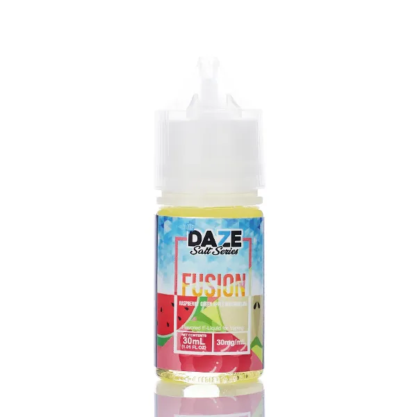 7 Daze Fusion TFN Salt - Raspberry Green Apple Watermelon ICED - 30ml - Image 2