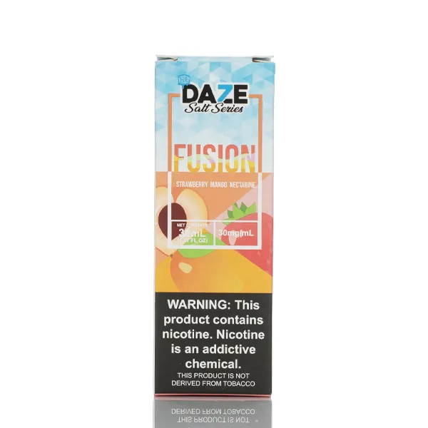7 Daze Fusion TFN Salt - Strawberry Mango Nectarine ICED - 30ml - Image 3