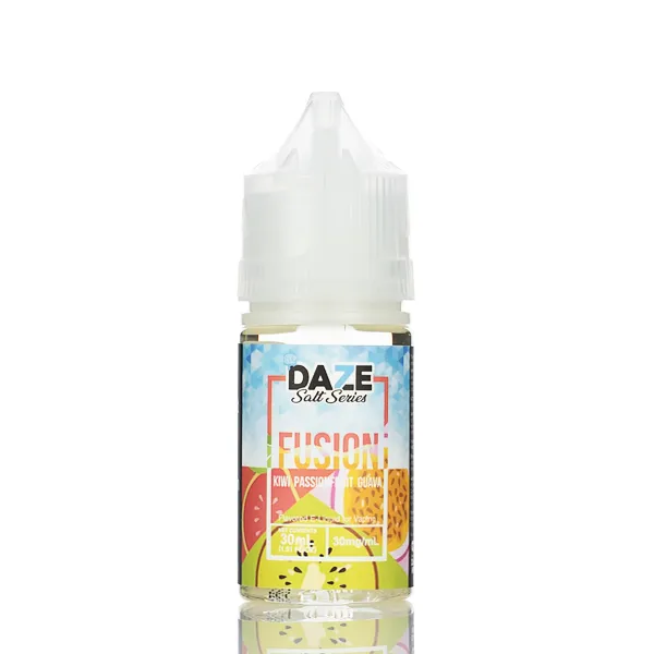 7 Daze Fusion TFN Salts - Kiwi Passionfruit Guava ICED - 30ml - Image 2