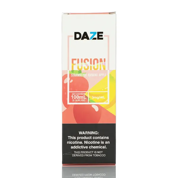 7 Daze Fusion TFN - Strawberry Banana Apple - 100ml - Image 3