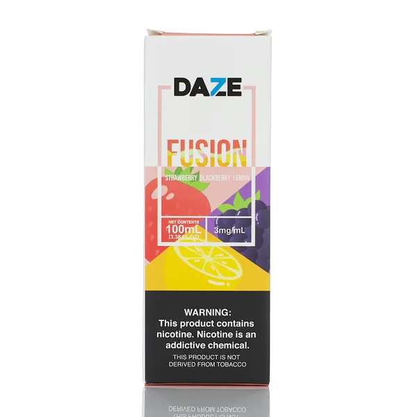 7 Daze Fusion TFN - Strawberry Blackberry Lemon - 100ml - Image 3
