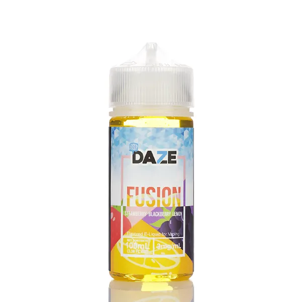 7 Daze Fusion TFN - Strawberry Blackberry Lemon ICED - 100ml - Image 3
