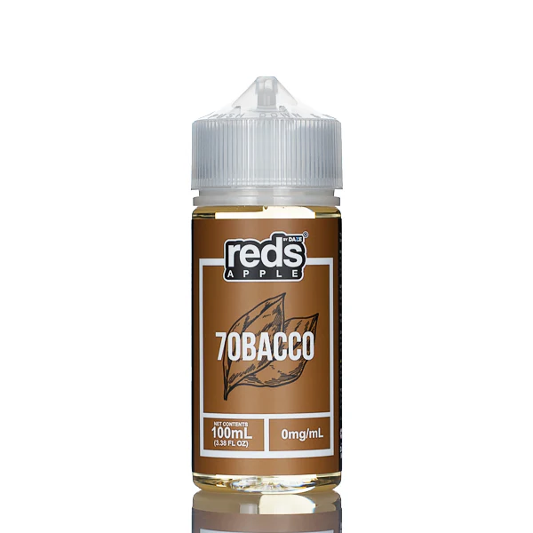 7 Daze Reds Apple - No Nicotine Vape Juice - 100ml - Image 12