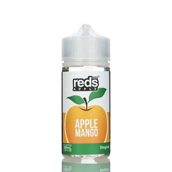 7 Daze Reds Apple - No Nicotine Vape Juice - 100ml - Image 7