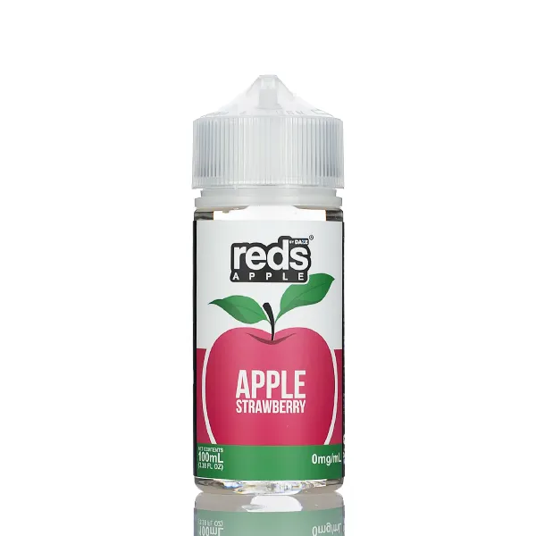 7 Daze Reds Apple - No Nicotine Vape Juice - 100ml - Image 8