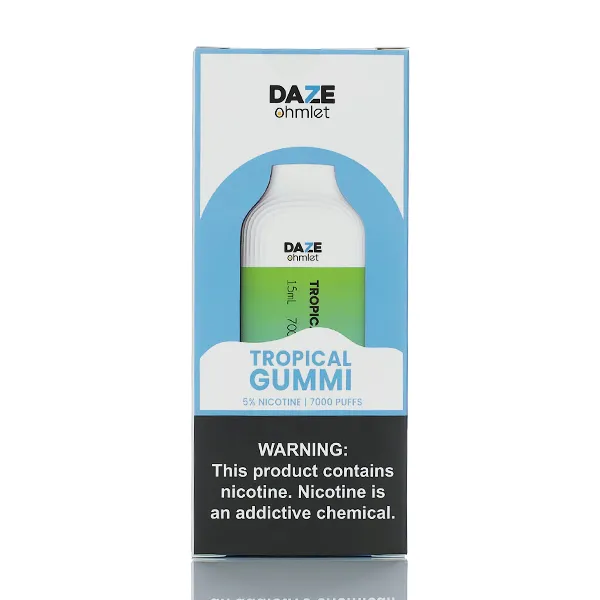 7 Daze Ohmlet 7000 Puffs Rechargeable Disposable Vape - 15ML (DISCONTINUED) - Image 7