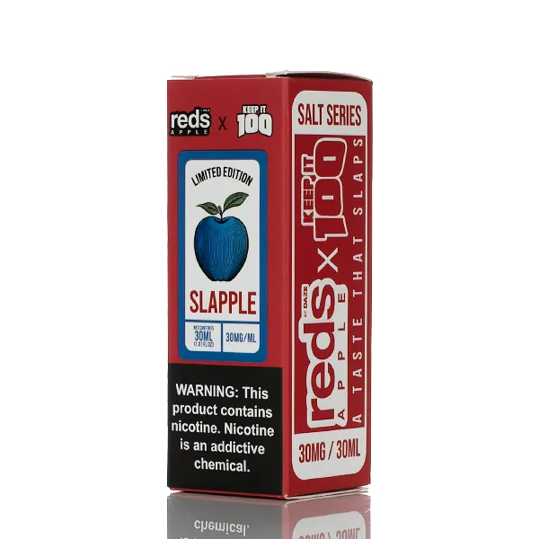 7 Daze Reds Apple x Keep It 100 Salt Series - Slapple - 30ml - Image 4