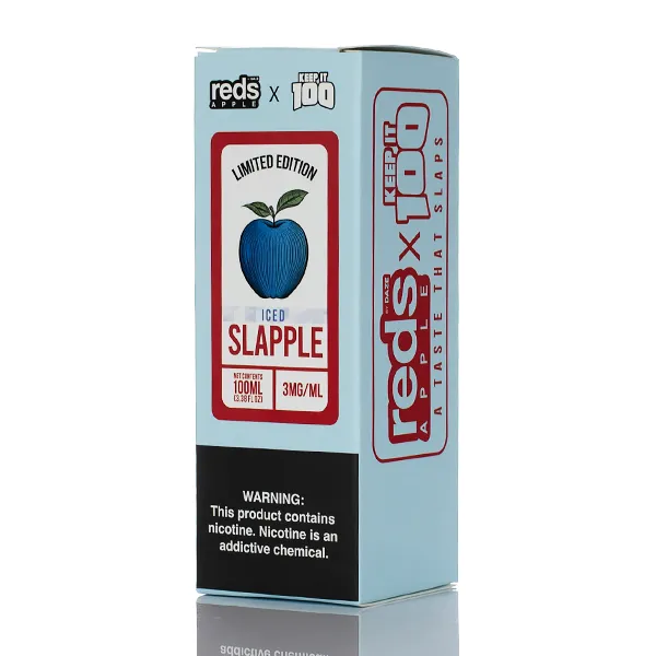 7 Daze Reds Apple x Keep It 100 - Slapple Iced - 100ml - Image 3