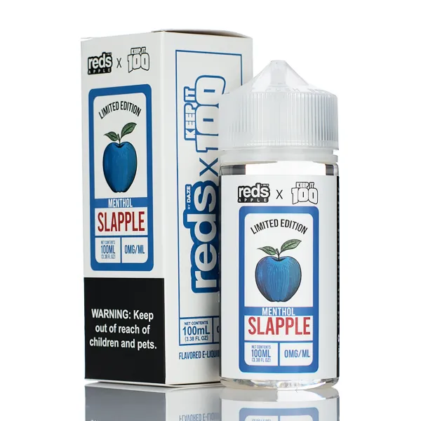7 Daze Reds Apple x Keep It 100 - Slapple (No Nicotine) - Image 5