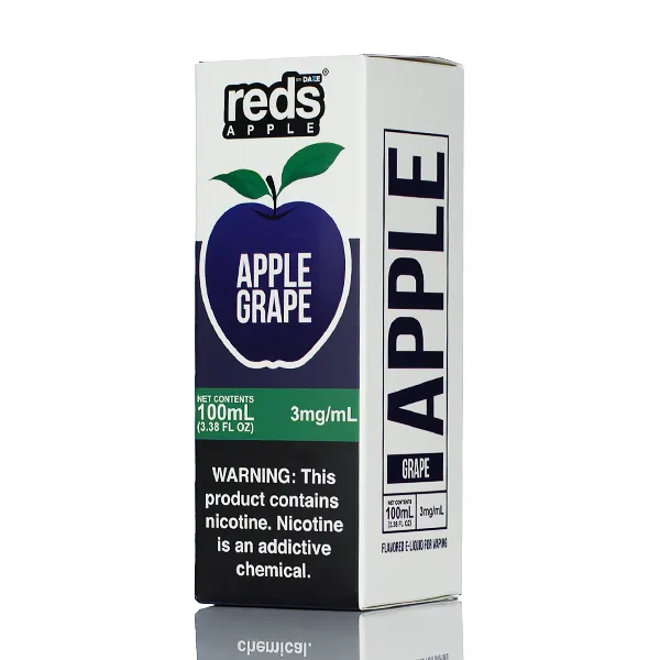 7 Daze - Reds Apple eJuice Grape - 100ml - Image 3