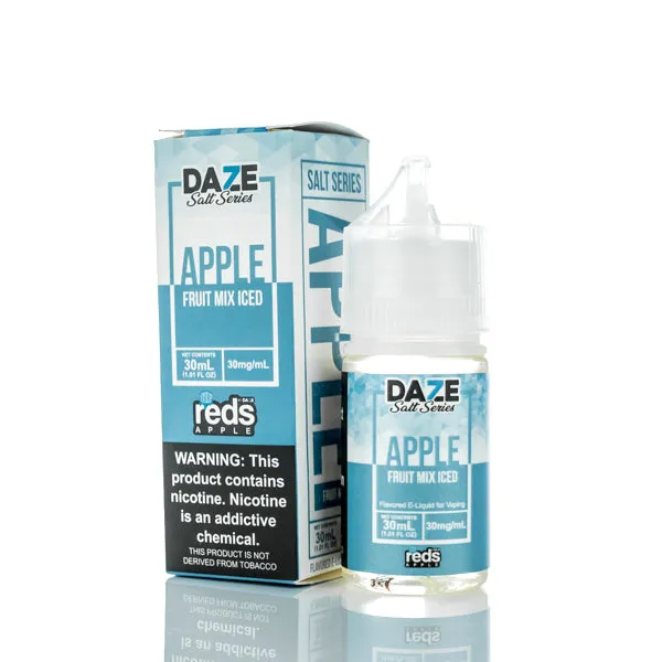 7 Daze TFN Salt Series - Reds Apple eJuice - Fruit Mix Iced - 30ml (DISCONTINUED)