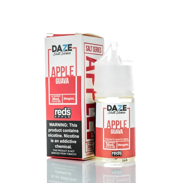 7 Daze TFN Salt Series - Reds Apple eJuice - Guava - 30ml (DISCONTINUED)