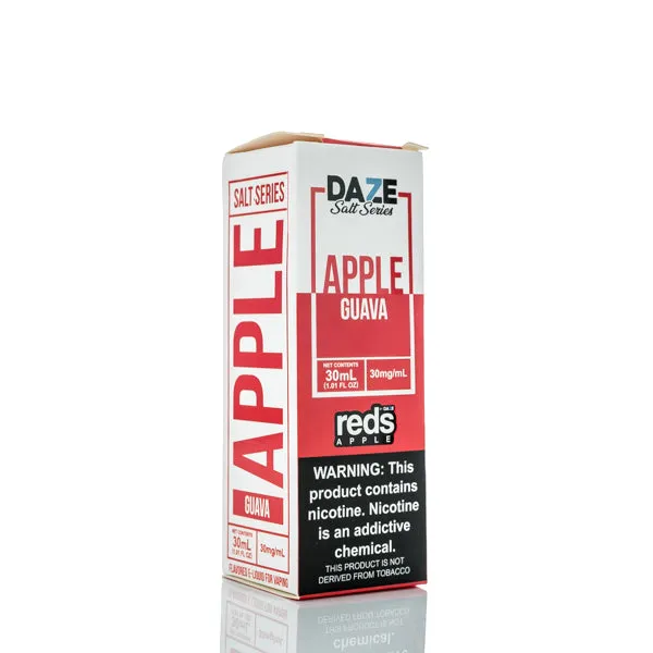 7 Daze TFN Salt Series - Reds Apple eJuice - Guava - 30ml (DISCONTINUED) - Image 2