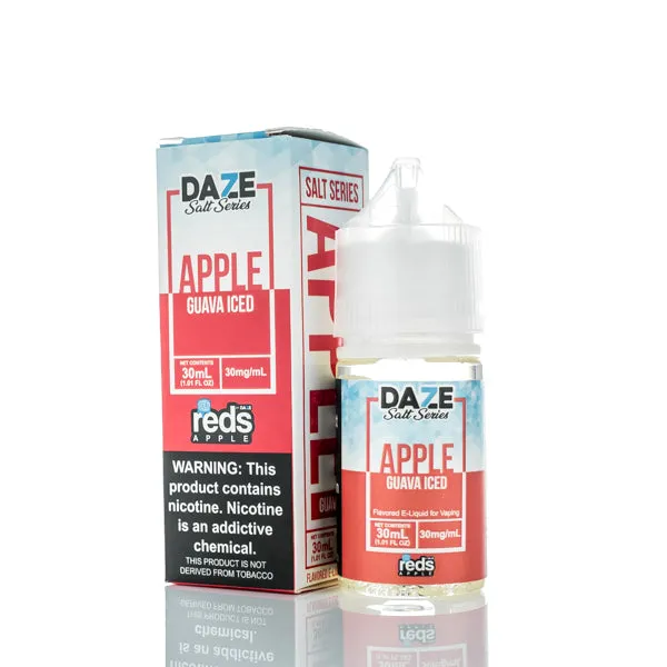 7 Daze TFN Salt Series - Reds Apple eJuice - Guava Iced - 30ml (DISCONTINUED)