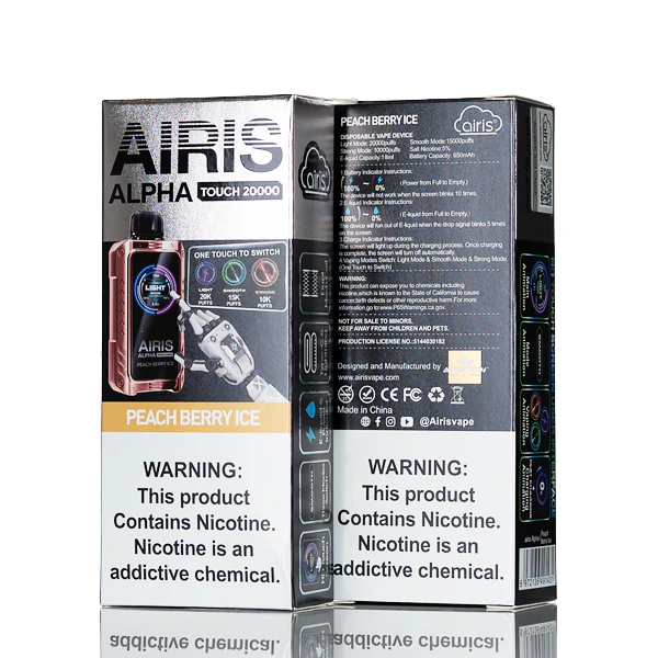 Airis Alpha Touch 20K Puffs Disposable - Image 10