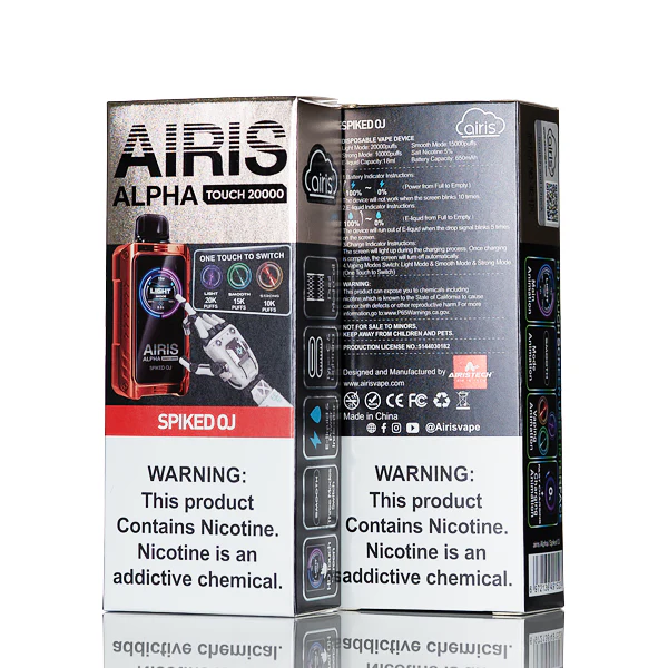 Airis Alpha Touch 20K Puffs Disposable - Image 14