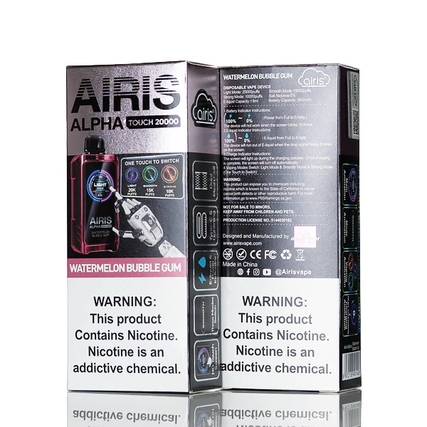 Airis Alpha Touch 20K Puffs Disposable - Image 3