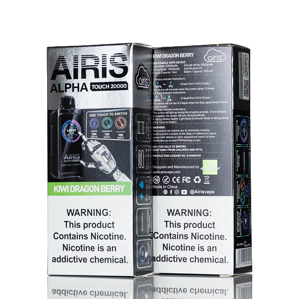 Airis Alpha Touch 20K Puffs Disposable - Image 7
