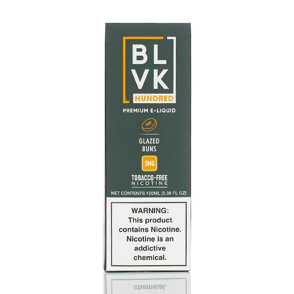 BLVK Hundred E-liquid - Glazed Buns - 100ml - Image 4
