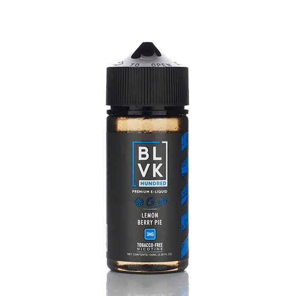 BLVK Hundred E-liquid - Lemon Berry Pie - 100ml - Image 2