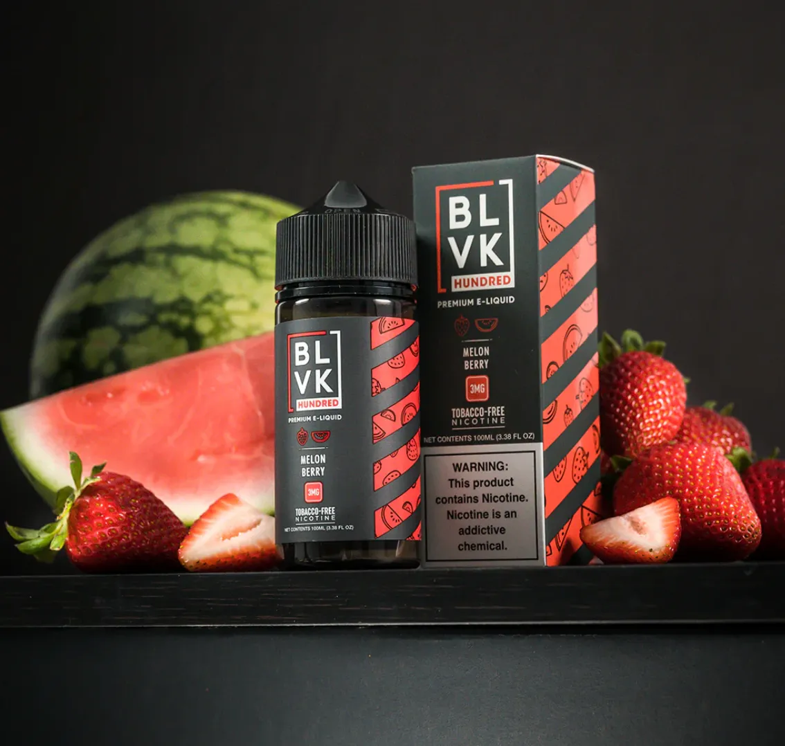 BLVK Hundred E-liquid - Melon Berry - 100ml - Image 3