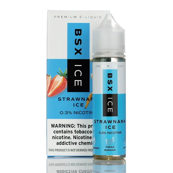BSX Vapor E-liquid - Strawnana Ice - 60ml