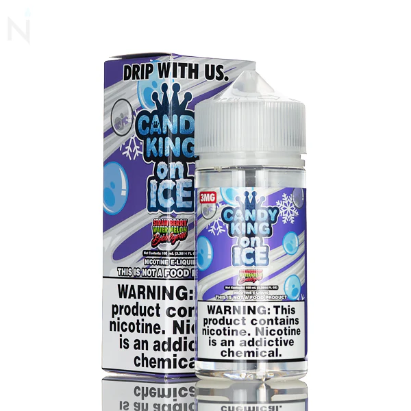 Candy King - Strawberry Watermelon Bubblegum On Ice - 100ml