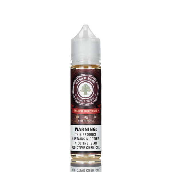 Cedar Vape E-Liquid - American Tobacco Red - 60ml