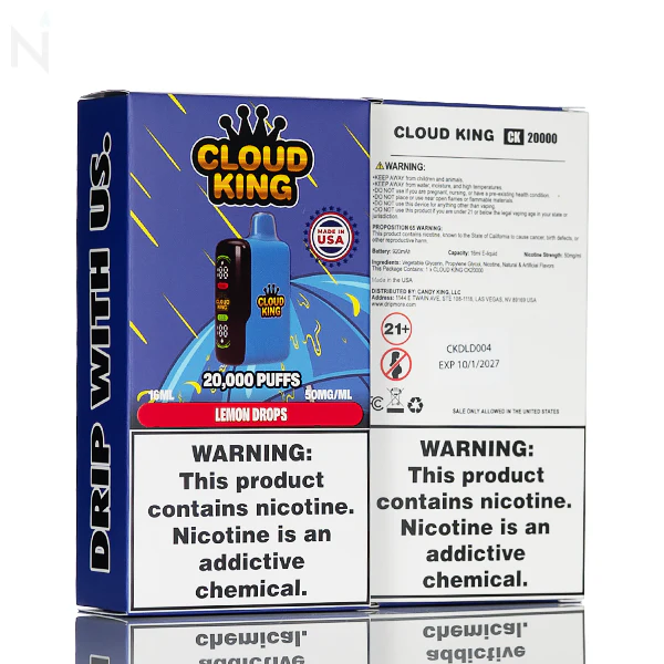 Cloud King 20K 20000 Puffs Disposable - 16mL - Image 2