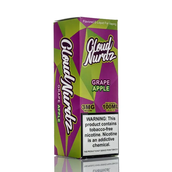 Cloud Nurdz E-Liquid - Grape Apple - 100ml - Image 3