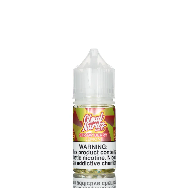 Cloud Nurdz Salts E-Liquid - Strawberry Lemon - 30mL - Image 2