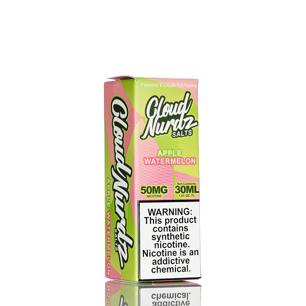 Cloud Nurdz Salts E-Liquid - Watermelon Apple - 30mL - Image 3