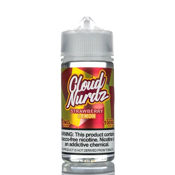 Cloud Nurdz E-Liquid - Strawberry Lemon - 100ml - Image 2