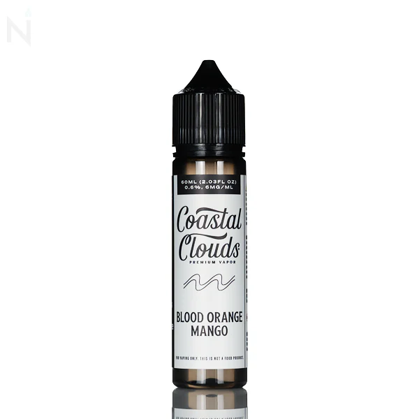 Coastal Clouds E-Liquid - Blood Orange Snow Cone (Blood Orange Mango) - 60mL - Image 2
