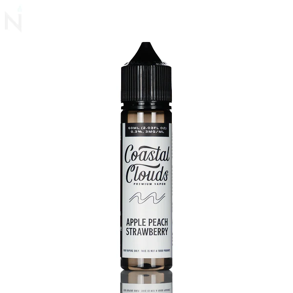 Coastal Clouds E-Liquid - Apple Peach Strawberry - 60mL - Image 2