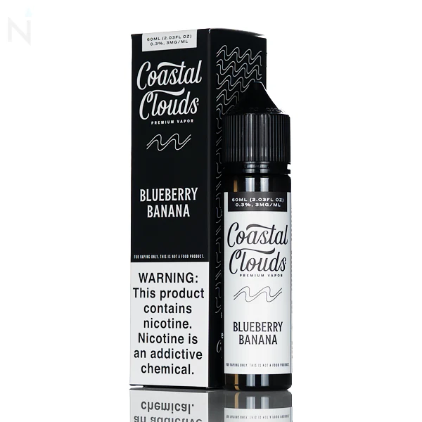 Coastal Clouds E-Liquid - Blueberry Banana - 60ml