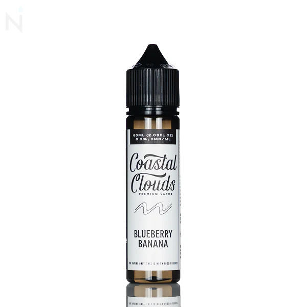 Coastal Clouds E-Liquid - Blueberry Banana - 60ml - Image 2